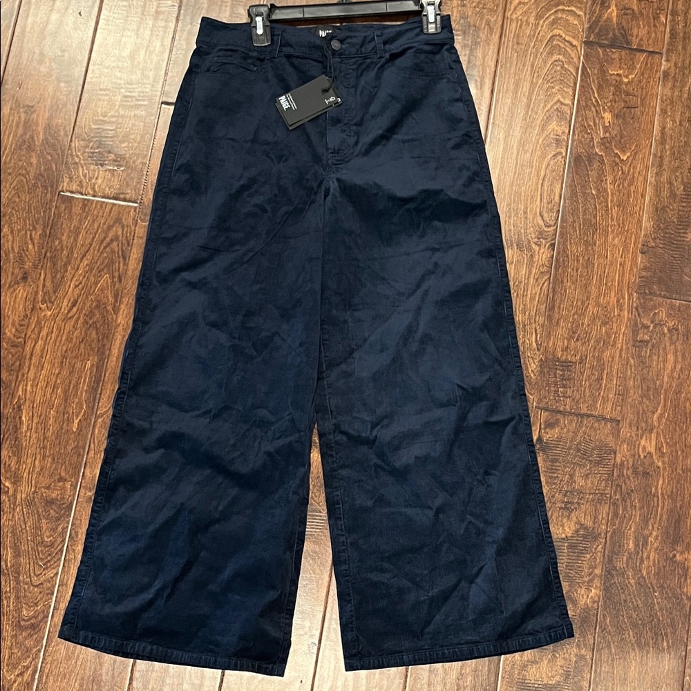 PAIGE Harper Ankle Deep Navy Corduroy Pants